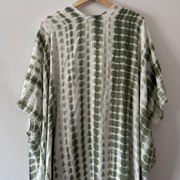 Favlux Womens Tie Dye Boho Hippie Beachy Oversized Relaxed Kimono Cover Up Small - Picture 7 of 7